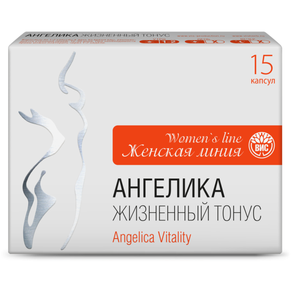 Ангелика Жизненный Тонус / Angelika Vitality серии Женская линия (Women's Line) капсулы массой 0,5 г 15 шт