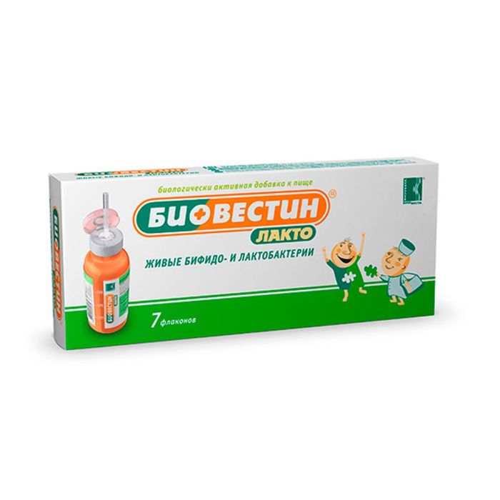 Биовестин-лакто жидкость во флаконах по 12 мл 7 шт