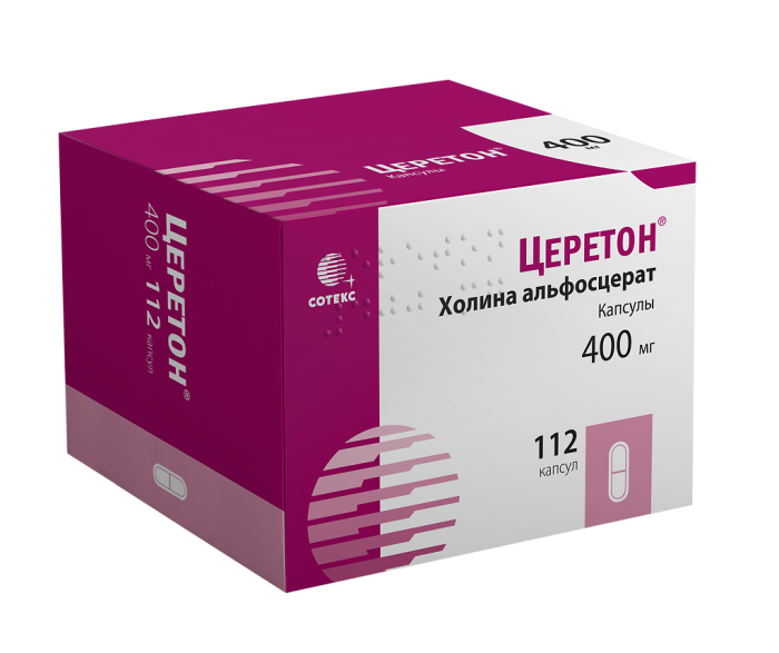 Церетон капсулы 400 мг 112 шт