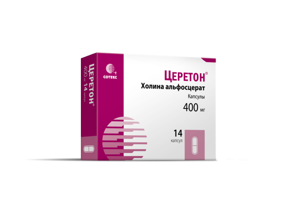 Церетон капсулы 400 мг 14 шт