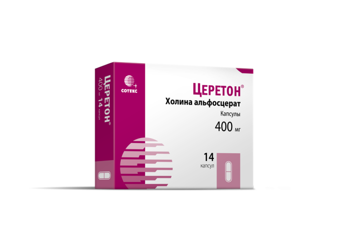 Церетон капсулы 400 мг 14 шт