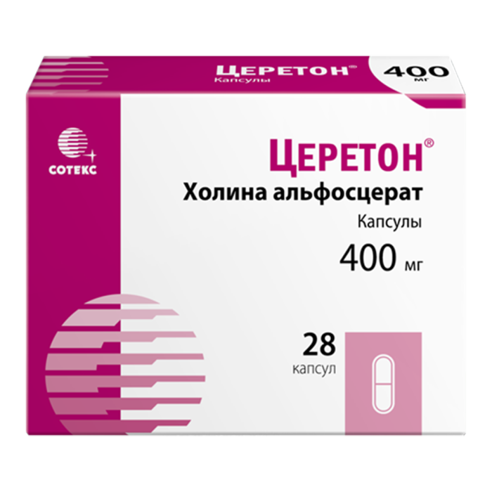 Церетон капсулы 400 мг 28 шт