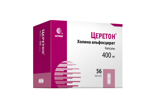 Церетон капсулы 400 мг 56 шт
