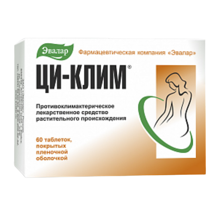 Ци-Клим таблетки покрытпленоб 20 мг 60 шт