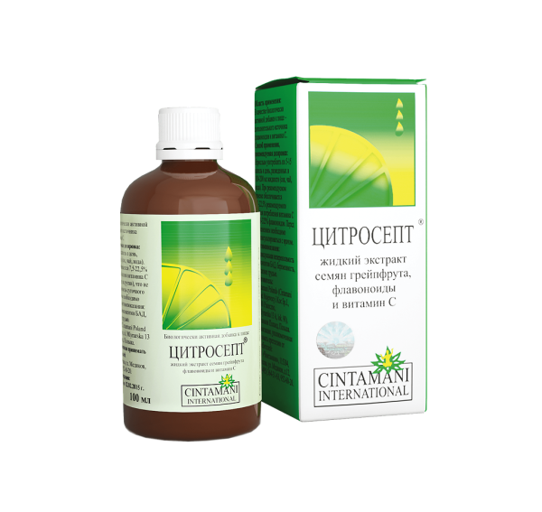 Цитросепт экстракт семян грейпфрута жидкость во флаконах с капельницами 100 мл 1 шт
