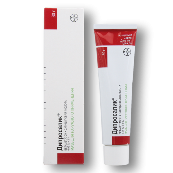 Дипросалик мазь для наружного применения 0,05%+3% туба 30 г 1 шт