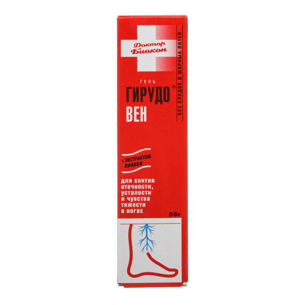 Доктор Биокон Гирудовен гель для ног 50 г 1 шт