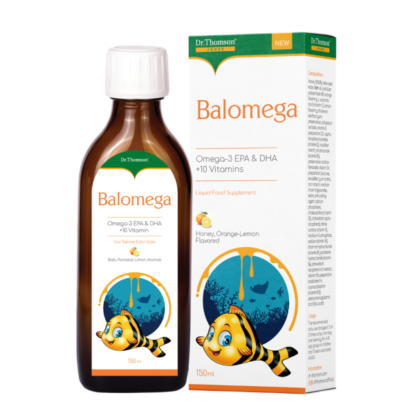 Dr Thomson Jones Balomega / Доктор Томсон Джонс Баломега со вкусом апельсина и лимона жидкость во флаконах по 150 мл 1 шт