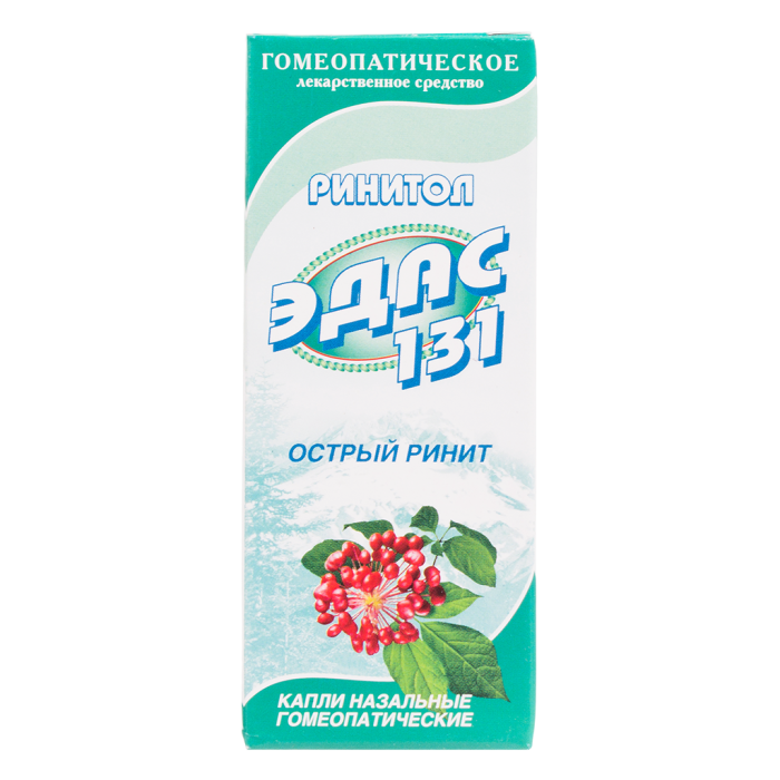 Эдас-131 капли назальные гомеопатические 15 мл 1 шт