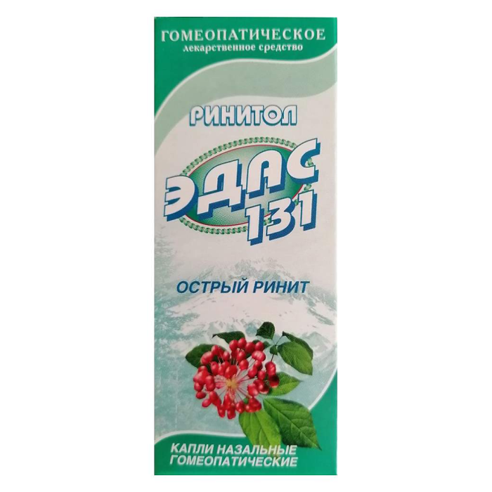 Эдас-131 капли назальные гомеопатические 25 мл 1 шт