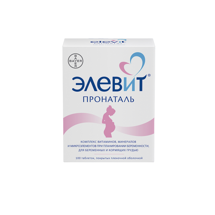 Элевит пронаталь таблетки покрытпленоб 100 шт