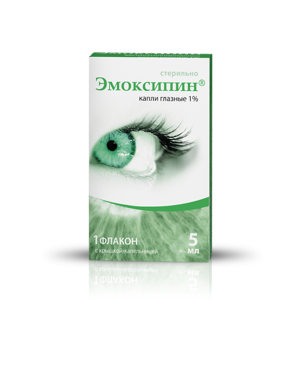 Эмоксипин капли глазные 1 % 5 мл фл-кап 1 шт