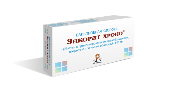 Энкорат хроно таблетки с пролонг высвобождением покрытпленоб 500 мг 30 шт