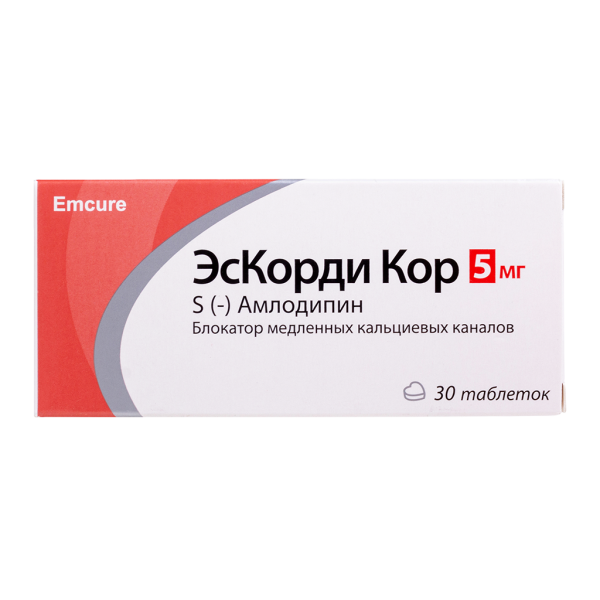 ЭсКорди Кор таблетки 5 мг 30 шт
