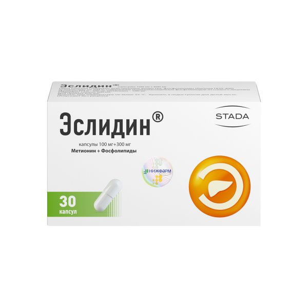 Эслидин капсулы 100 мг+300 мг 30 шт