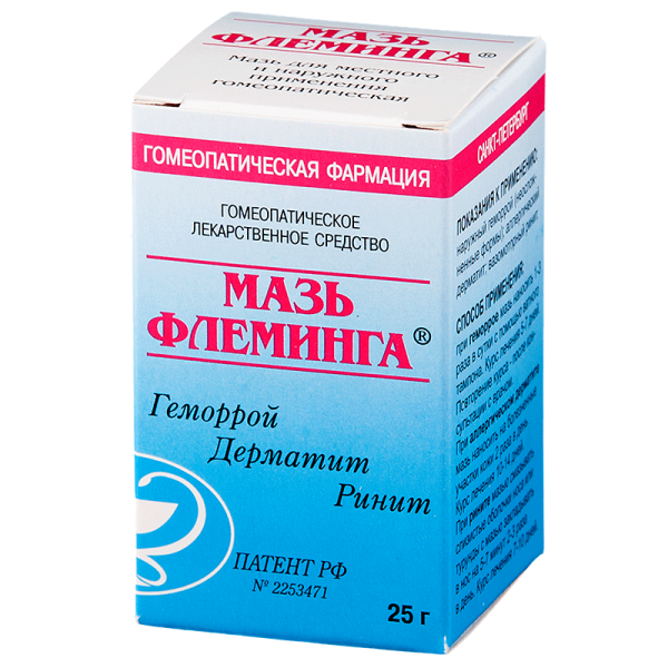 Флеминга мазь для наружного и местного применения 25 г 1 шт