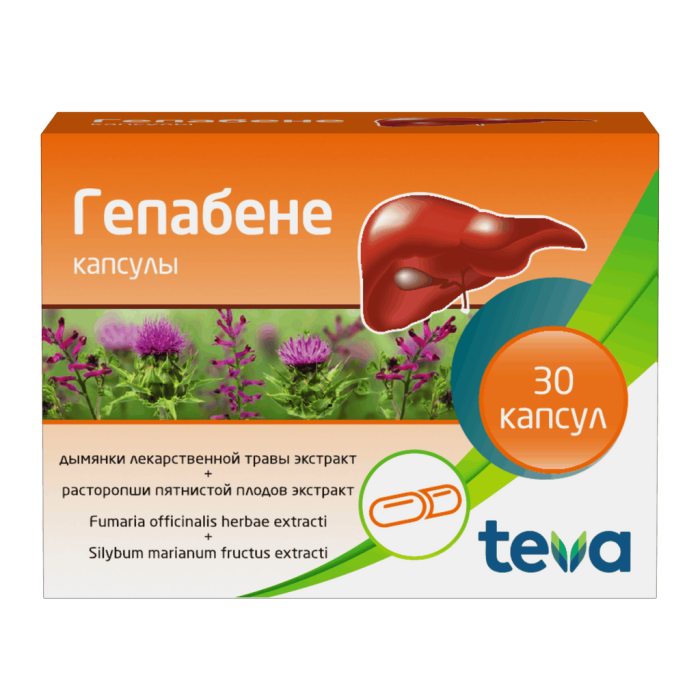 Гепабене капсулы 30 шт