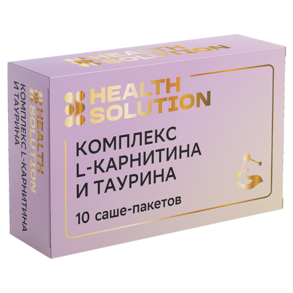 Health Solution Комплекс L-карнитина и таурина порошок в саше-пакетах массой 3 г 10 шт