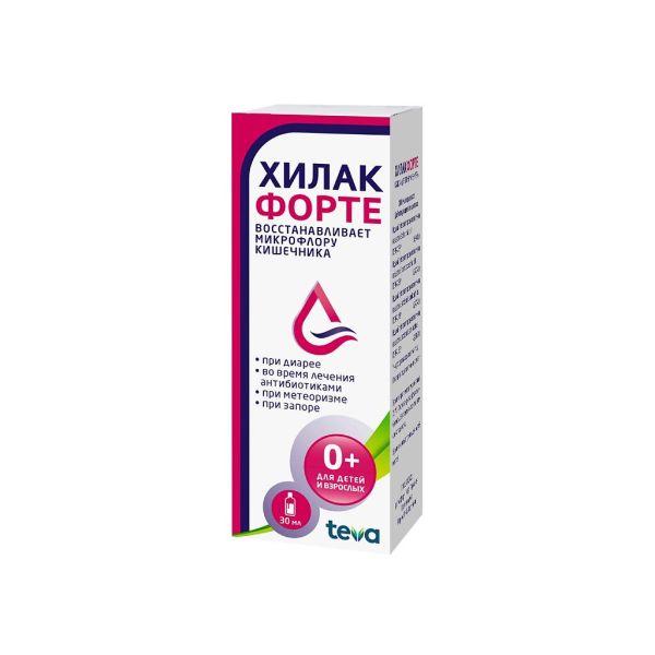 Хилак форте капли для приема внутрь 30 мл 1 шт