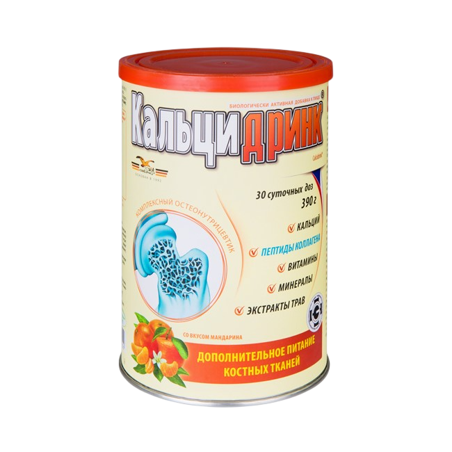 Кальцидринк / Calcidrink порошок массой 390 г мандарин