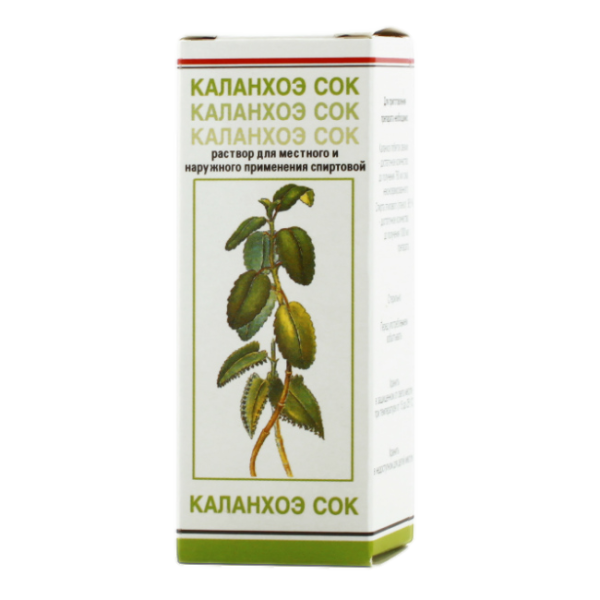 Каланхоэ сок раствор для местного и наружного применения 20 мл 1 шт