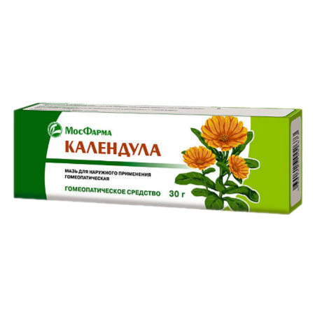Календула мазь для наружного применения гомеопатическая 30 г 1 шт