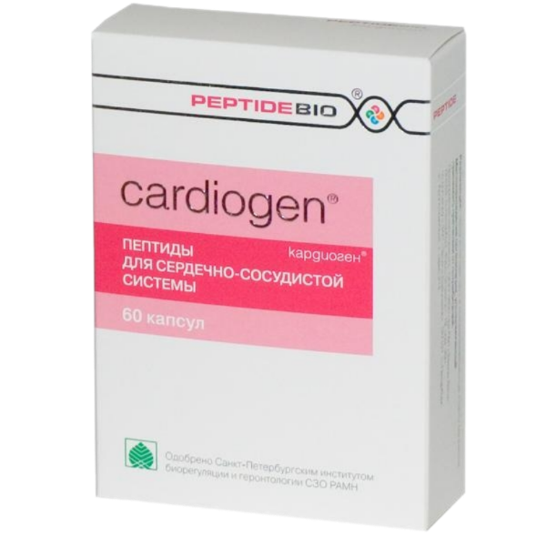 Кардиоген капсулы массой 0275 г 60 шт