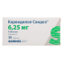 Карведилол Сандоз таблетки 6,25 мг 30 шт