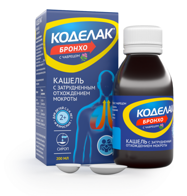 Коделак Бронхо с чабрецом сироп фл 200 мл 1 шт