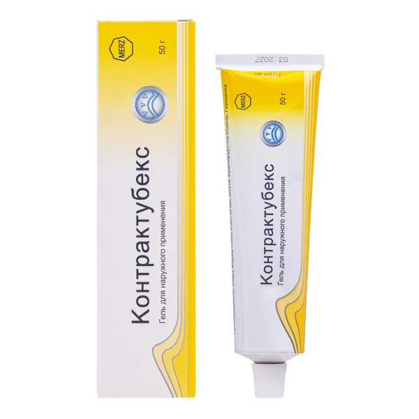 Контрактубекс гель для наружного применения 50 г 1 шт