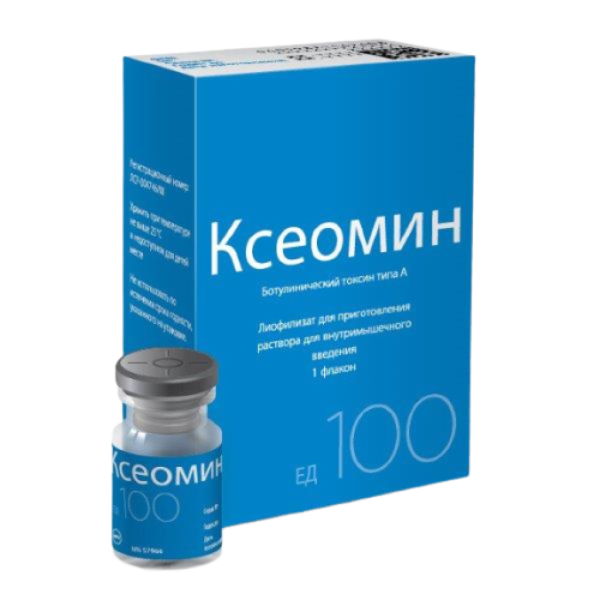 Ксеомин лиофилизат д/приг раствора для инъекций 100 ед 1 шт