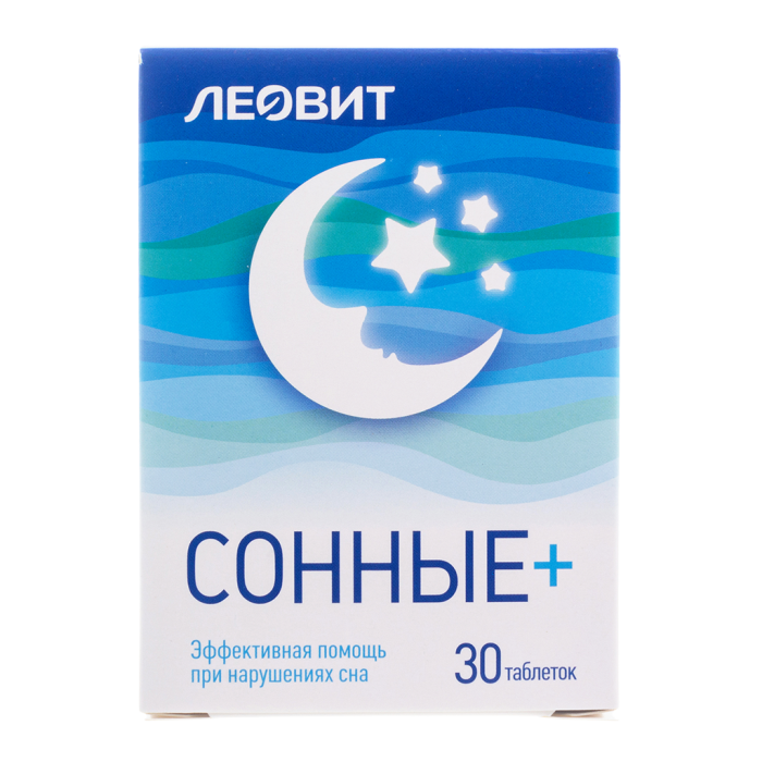 Леовит Сонные+ таблетки массой 0,55 г 30 шт
