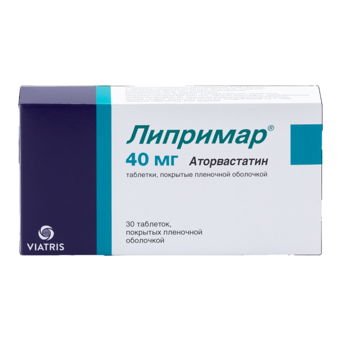 Липримар таблетки покрытпленоб 40 мг 30 шт