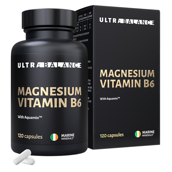 Магний B6/Magnesium Vitamin B6 Premium UltraBalance капсулы по 700 мг 120 шт