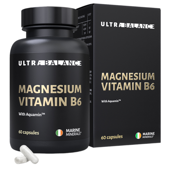 Магний B6/Magnesium Vitamin B6 Premium UltraBalance капсулы по 700 мг 60 шт