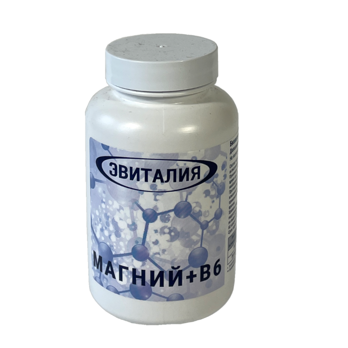 Магний+В6 Эвиталия капсулы массой 745 мг 60 шт