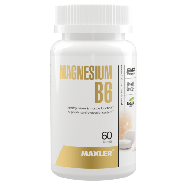 Макслер Магний B6 / Maxler Magnesium B6 таблетки по 0,65 г 60 шт