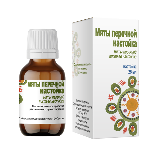 Мяты перечной настойка 25 мл 1 шт