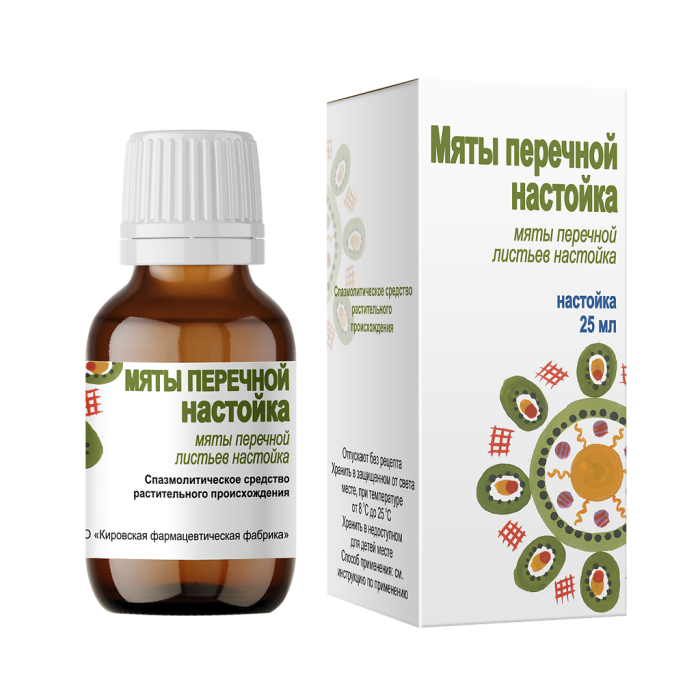 Мяты перечной настойка 25 мл 1 шт