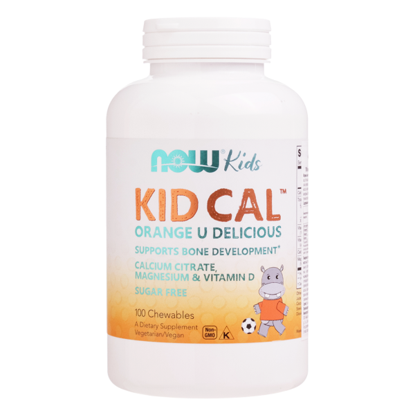 Now Детский витаминный кальций жевательные таблетки массой 2184 мг 100 шт
