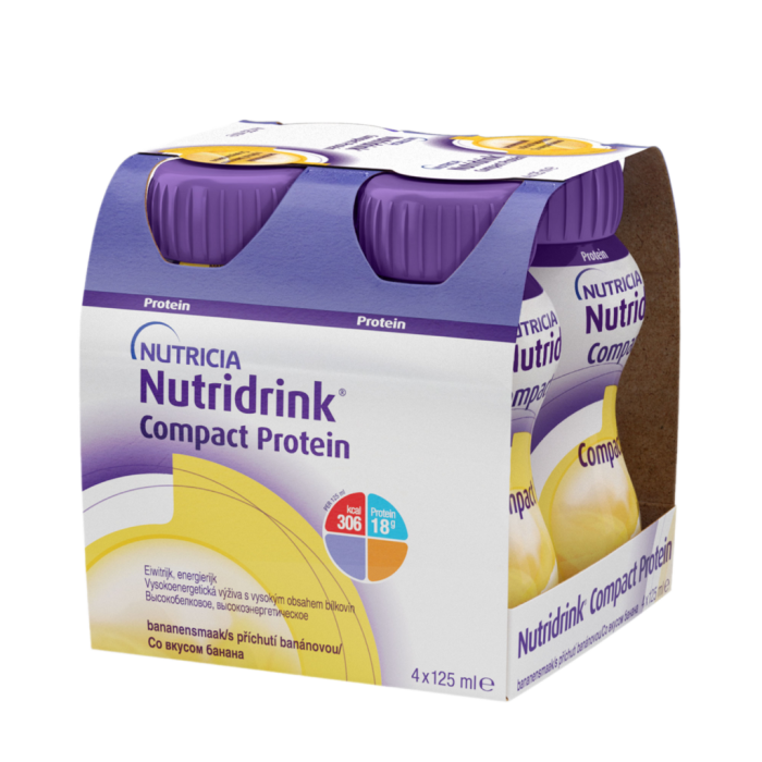 Нутридринк Компакт Протеин бутылочка банан 125 мл 4 шт