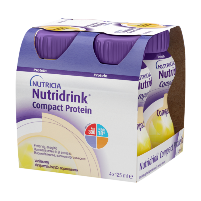 Нутридринк Компакт Протеин бутылочка ваниль 125 мл 4 шт
