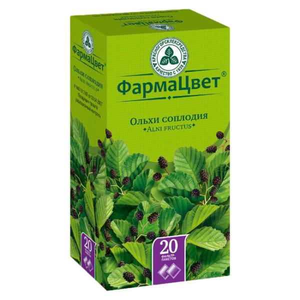 Ольхи соплодия фильтр-пакеты 1,5 г 20 шт