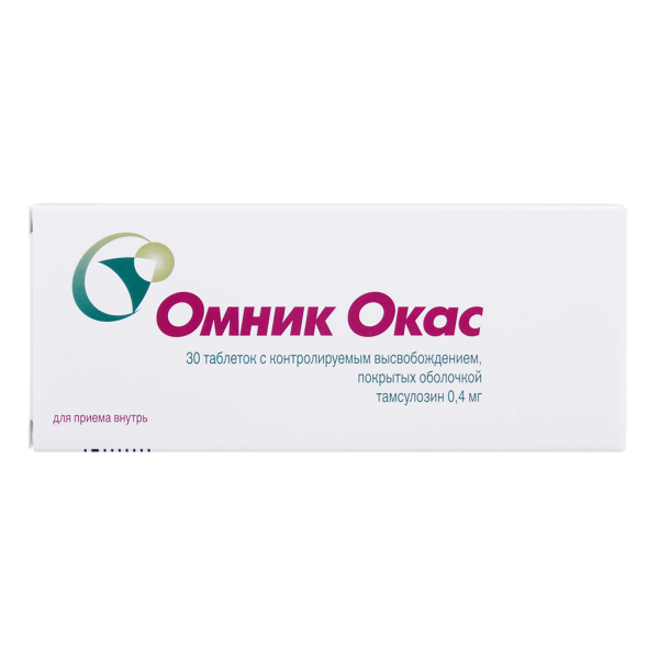 Омник Окас таблетки с контролируемым высвобождением покрыт об 0,4 мг 30 шт