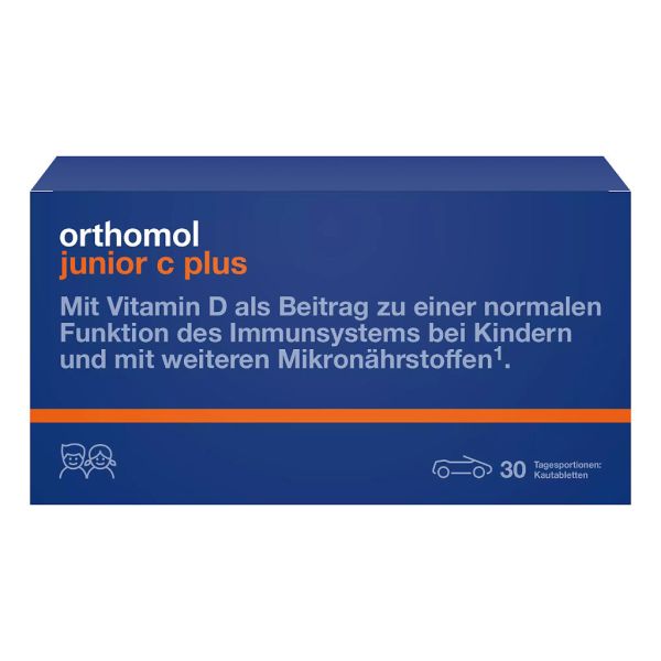 Ортомоль Джуниор С плюс/Orthomol Junior C plus вкус лесные ягоды жевательные таблетки массой 1350 мг 30 шт