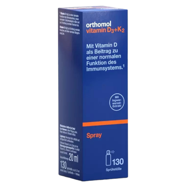 Ортомоль Витамин D3+K2/Orthomol Vitamin D3+K2 спрей 130 доз 20 мл 1 шт