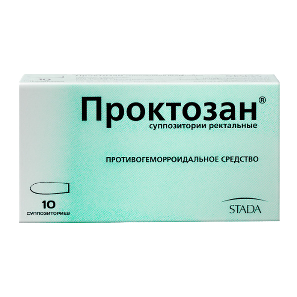 Проктозан суппозитории ректальные 10 шт