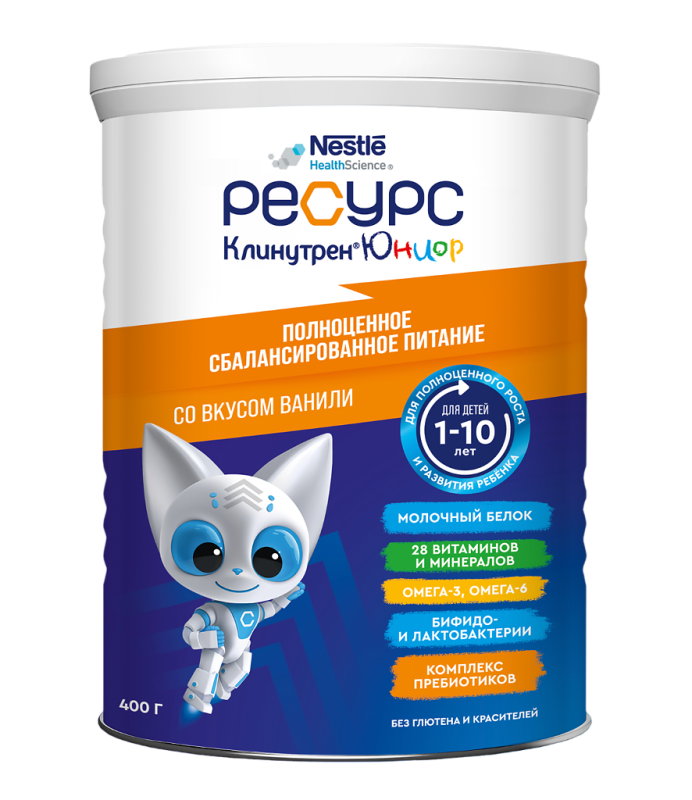Ресурс Клинутрен Юниор банка 400 г 1 шт