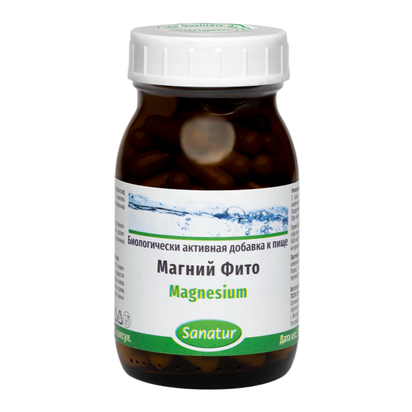 Sanatur Магний Фито/ Magnesium капсулы массой 550 мг 100 шт