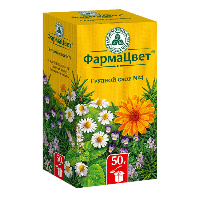 Сбор грудной N4 пачка 50 г 1 шт